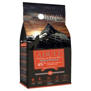 בלק אולימפוס לכלבים בוגרים מגזעים גדולים עוף ואורז חום 12 ק"ג