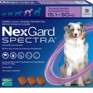 nexgard spectra כלב במשקל 15-30 קג