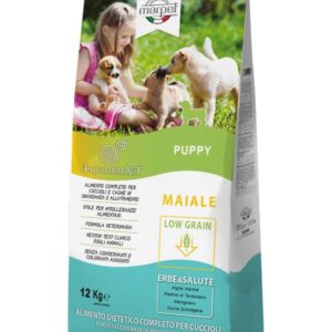 אקוליברה לגורי כלבים חזיר מופחת דגנים 12קג