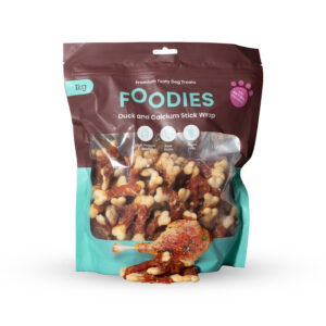 חטיף פודיס גלילת ברווז עם עצם סידן 1 ק"ג