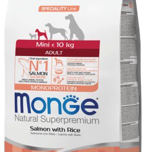 מונג' מיני סלמון ואורז 7.5 ק"ג