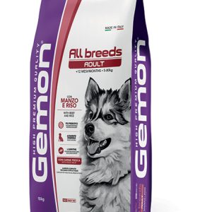 GEMON גמון בקר לכלבים בוגרים מכל הגזעים 20 קג